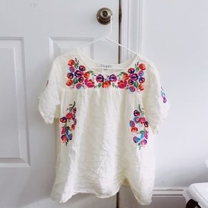 See and Be Seen Embroidered Blouse